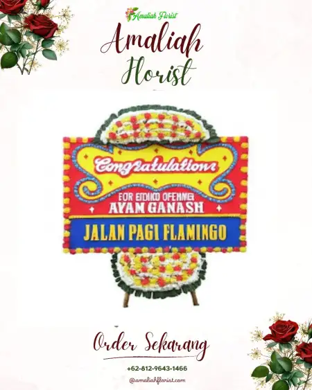 Sewa Papan Bunga Clapar
